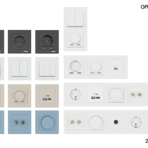 Schneider Electrical Switches and Outlets Model