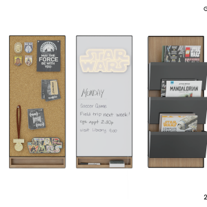 Star Wars Inspired Corkboard and Whiteboard Set