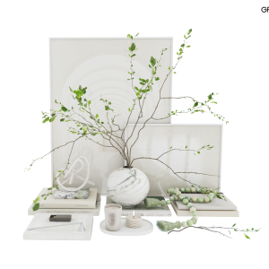 Decorative Set with Branches
