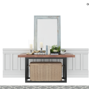 Stylish Console Table Proxy Model for SketchUp with V-Ray