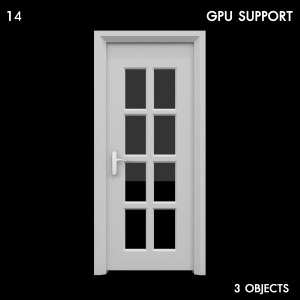 Modern Glass Door Proxy Model