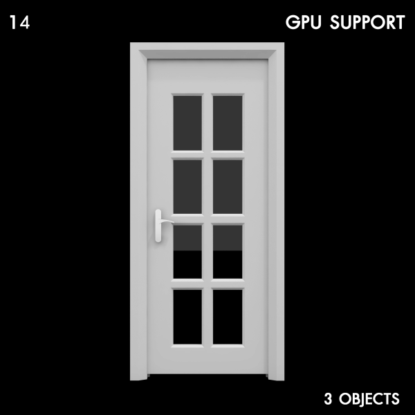 Modern Glass Door Proxy Model