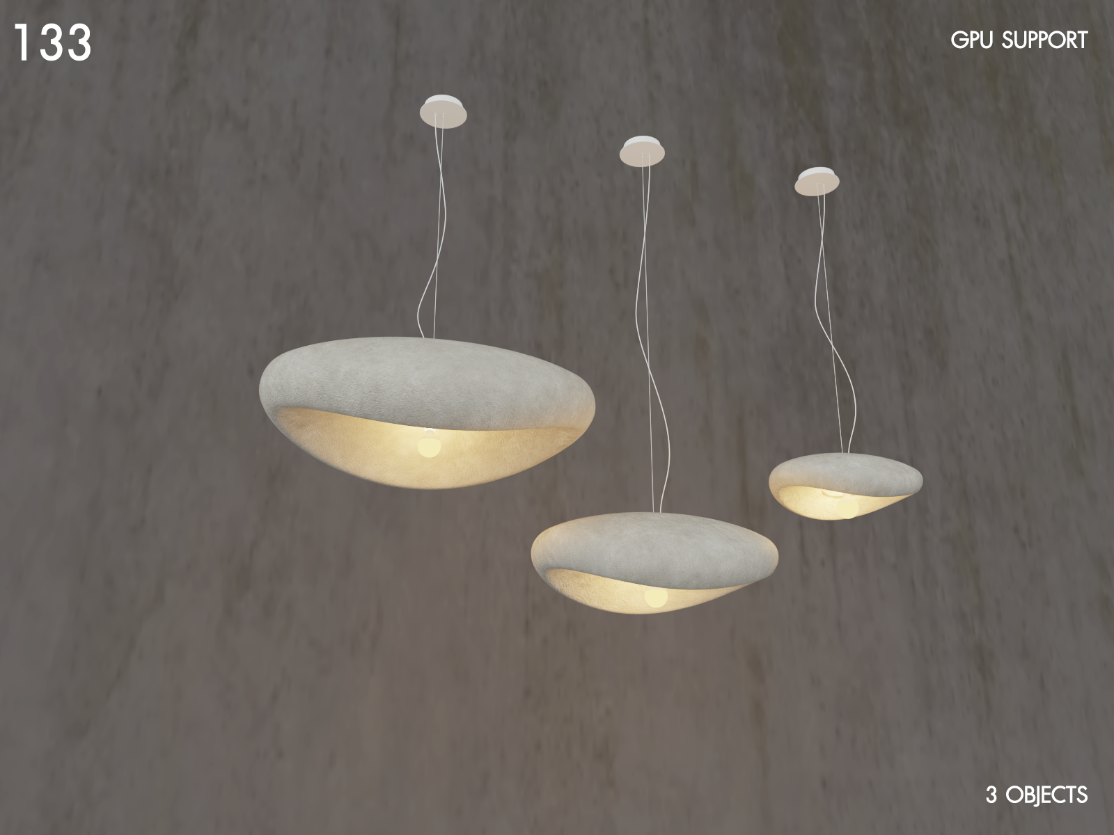 Japanese Style Wabi Sabi Chandelier