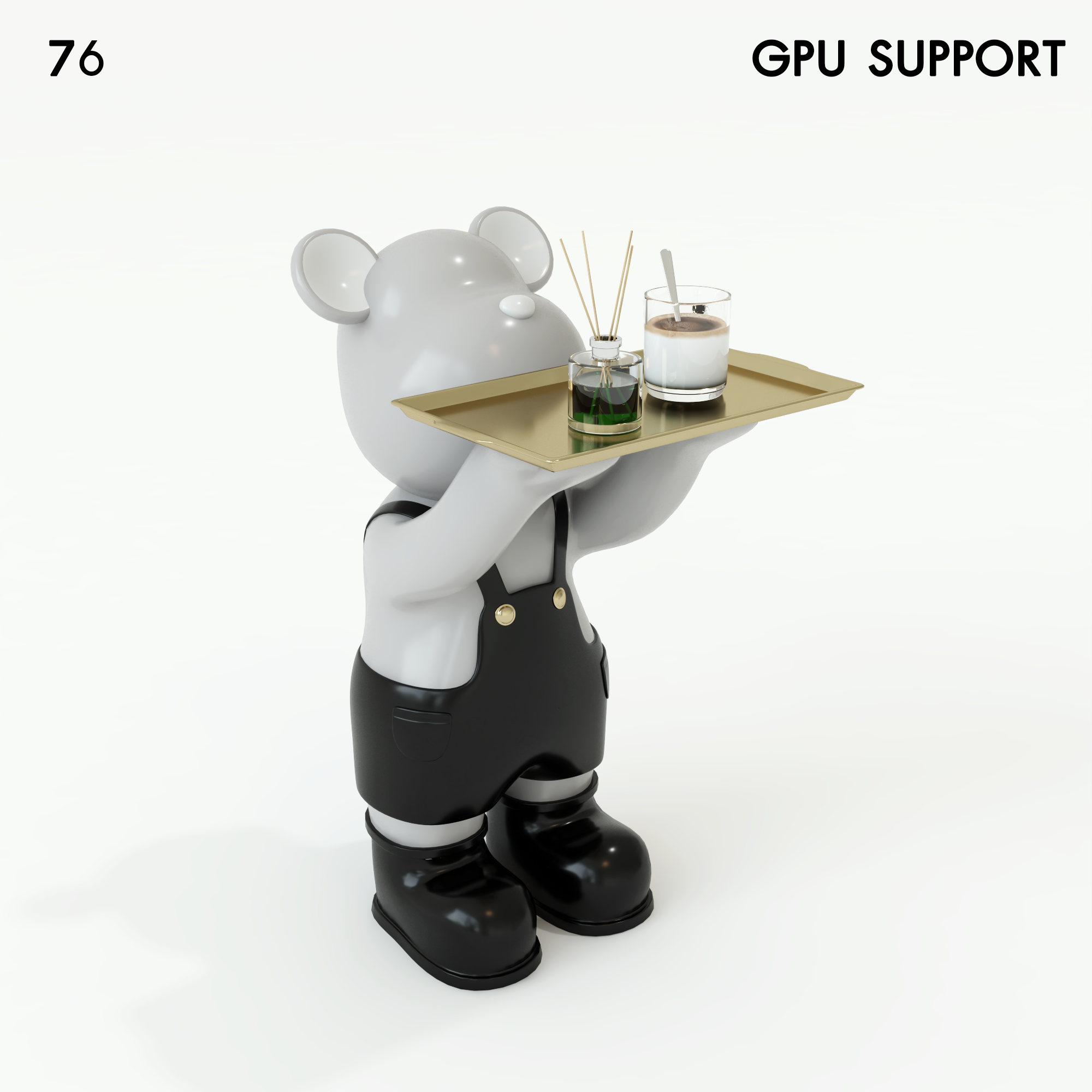 Bear Sculpture Tray