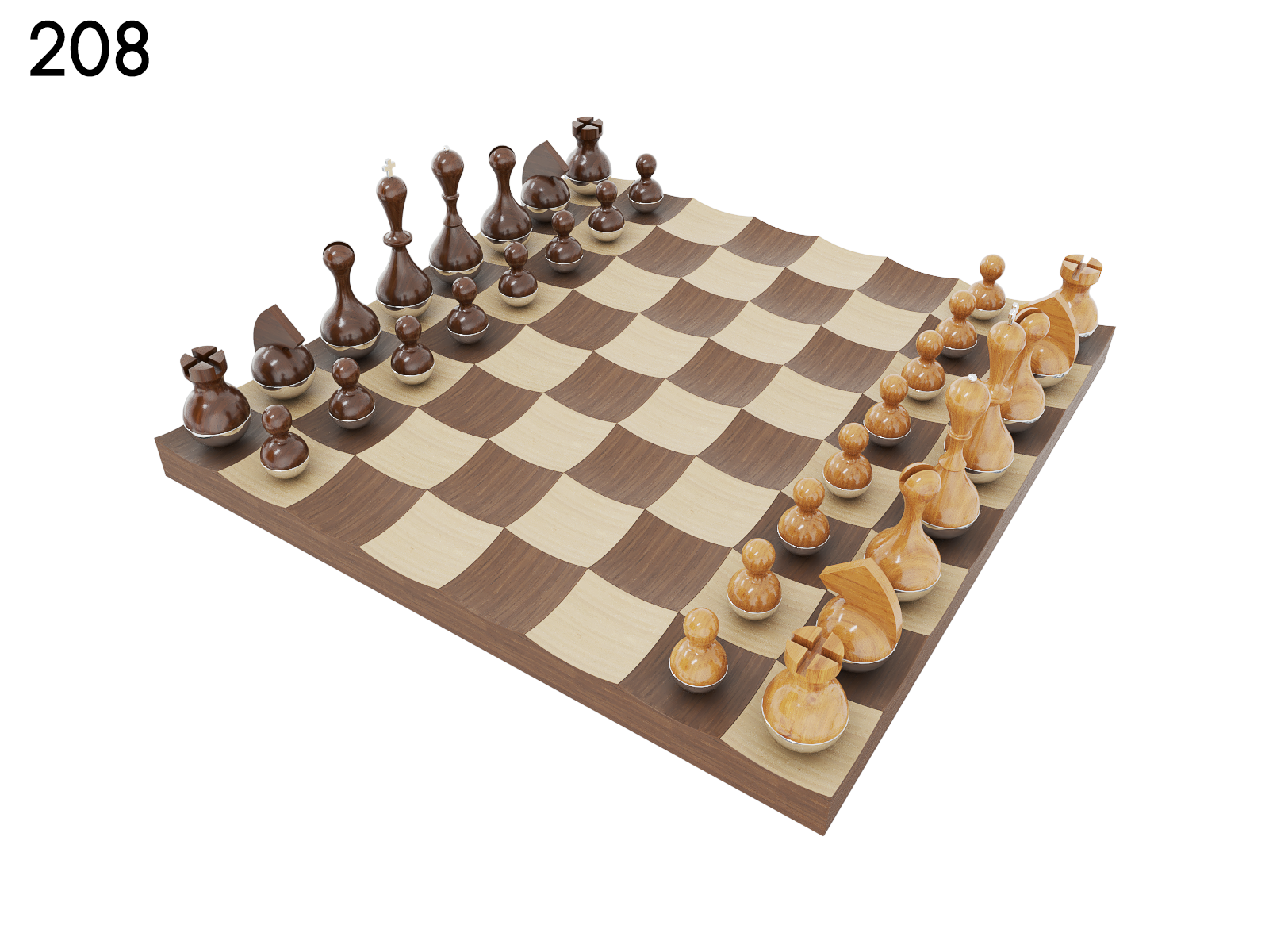 Chess Model Proxy for SketchUp with V-Ray