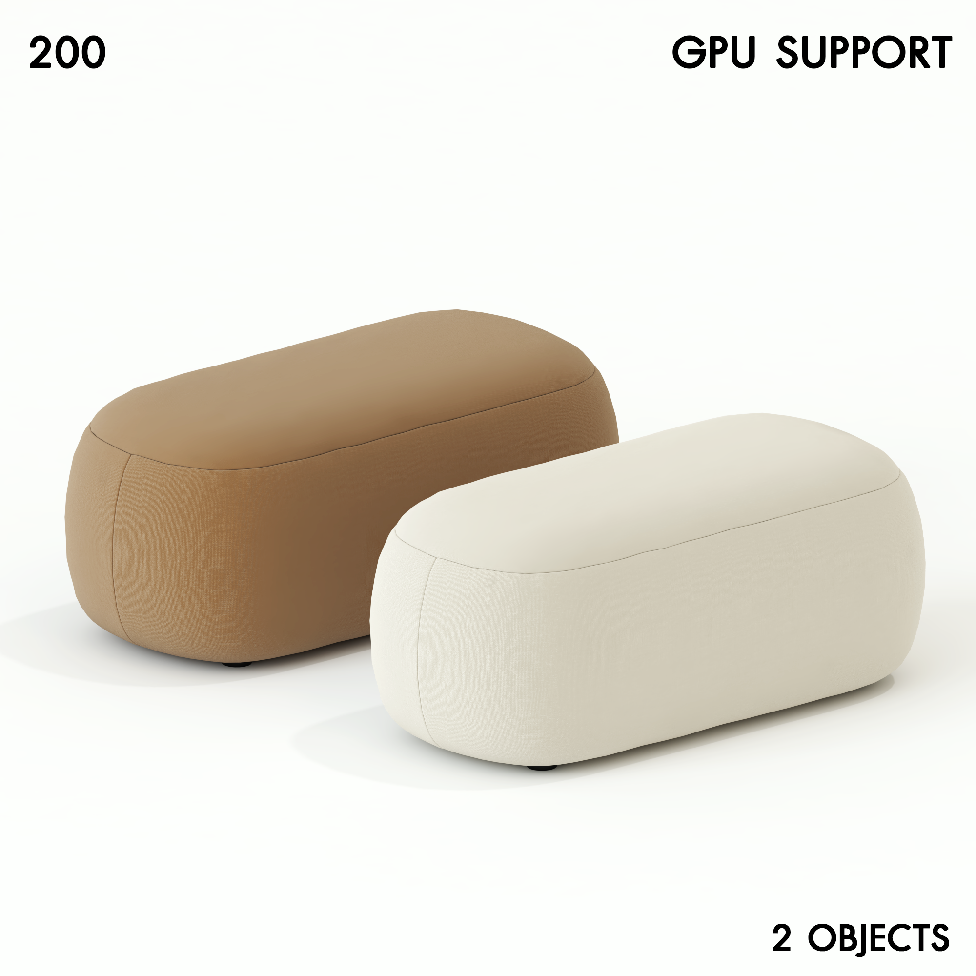 Pouf Cupcake